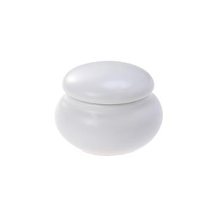 Custom Eco Friendly <b>Plastic</b> Round Cosmetic Cream <b>Jar</b> with Screw Top Customized Color & Print Spoon - Product Image 1