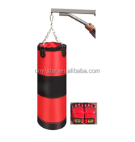 En gros Ensemble de sacs de frappe suspendus non remplis, sacs de boxe et de kickboxing lourds pour adultes et enfants avec chaîne et crochet de plafond