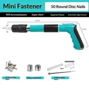 Cross-Border Direct Supply Ceiling Tool Mini Gun Staple Gun Nail Gun Silencer Nagler Household Automatic Slag Removal Holder - Product Image 6