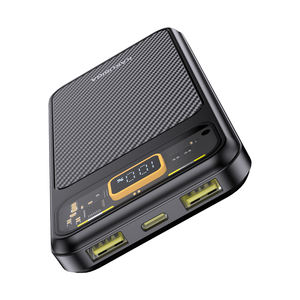 แบตสำรอง KAKUSIGA NEW PD20W+22.5W QC FCP AFC SCP <span class=keywords><strong>VOOC</strong></span> ความจุ 10000mah พร้อมหน้าจอ LED แสดงผลแบบโปร่งใส - Product Image 4