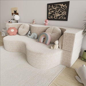 Divano Letto in Tessuto Comprimibile Pieghevole Reclinabile Estensibile a Due Posti Nuovo Modello Monoblocco per Piccoli Appartamenti e Soggiorni in Affitto - Product Image 2