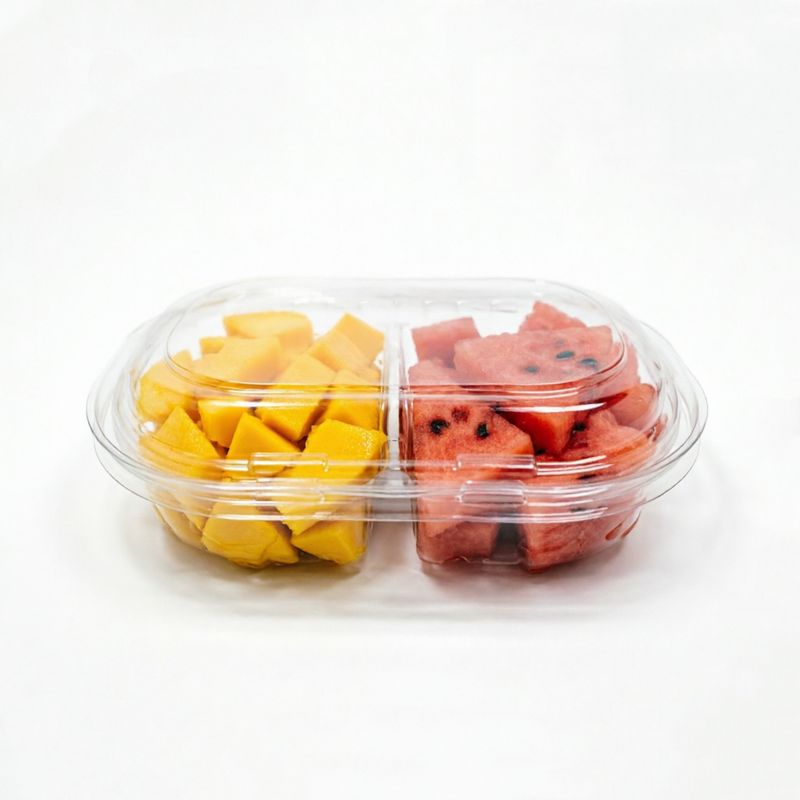 Transparent PET Clear Plastic Food Container