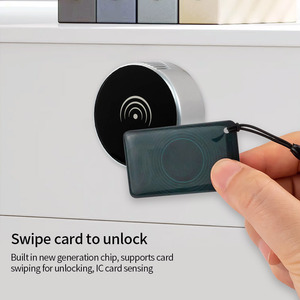 Thông Minh Kỹ Thuật Số Rfid Hệ Thống Thẻ Chìa Khóa Dễ Dàng Truy Cập Ngăn Kéo Khóa Cho Gỗ Thép Kính Tủ Tập Tin Kẽm Hợp Kim Chất Liệu Bộ Nhớ Thẻ - Product Image 3