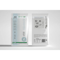 Sacs d'emballage personnalisés en nylon à fond plat et fermeture éclair en plastique sous vide capacité de 5kg 10kg 15kg pour la farine de blé et le riz indien