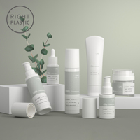 Emballage cosmétique personnalisé conception innovante bouteille de stockage en plastique pour soins de la peau avec pompe