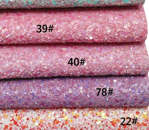 Feuilles de <span class=keywords><strong>tissu</strong></span> synthétique PU vinyle épais et brillant avec support pailleté, rouleaux de similicuir pour l'artisanat, les chaussures, les sacs, les nœuds <span class=keywords><strong>Cricut</strong></span> - Product Image 2