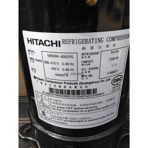 คอมเพรสเซอร์แอร์ฮิตาชิ รุ่น E855DH-80D2Y 10 แรงม้า ความถี่คงที่ สำหรับระบบทำความเย็น - Product Image 3