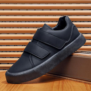 2025 autunno nuove <span class=keywords><strong>scarpe</strong></span> da <span class=keywords><strong>uomo</strong></span> in <span class=keywords><strong>Velcro</strong></span> stile coreano <span class=keywords><strong>scarpe</strong></span> bianche Slip-On alla moda sportive Casual - Product Image 2