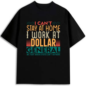 Camiseta de Trabajo Dollar General para Hombre, 100% Algodón, Corte Regular, Estampada, Manga Corta, Cuello Redondo - Product Image 1