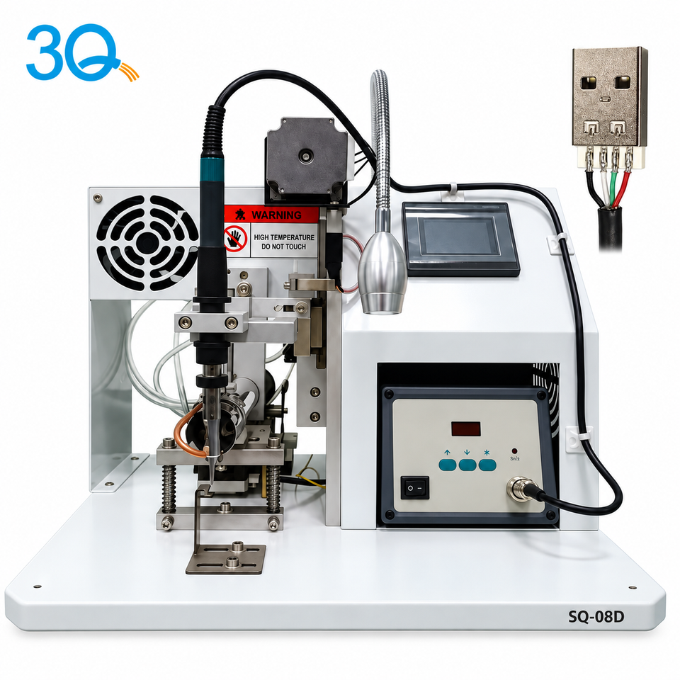Automatic Soldering Machine for Wire Circuit Board Plug and USB ...