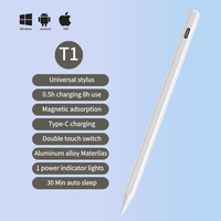 Lápiz Óptico de Carga Ultra Rápida de 30 Minutos, Lápiz Capacitivo Universal T1 para Todas las Pantallas Táctiles, iOS, Android, Windows, Batería de 10H