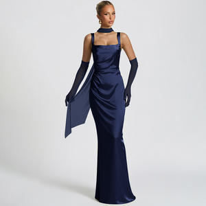 <span class=keywords><strong>Robe</strong></span> <span class=keywords><strong>longue</strong></span> moulante décontractée pour femme à fines bretelles, élégante et sexy, nouvelle collection <span class=keywords><strong>été</strong></span> 2026 - Product Image 2