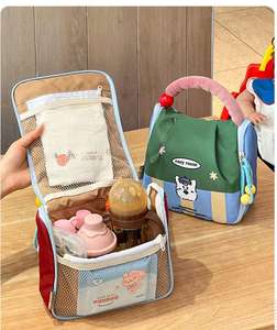 Bolsa de Almacenamiento para Biberones Personalizada, Bolsa con Compartimentos de Gran Capacidad, Bolso para Alimentos de Bebé, Organizador de Maquillaje Plegable y Portátil - Product Image 6