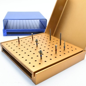 Dental 100 Points Disinfection <strong>Endo</strong> Files <strong>Holder</strong> Box Autoclave Sterilizer Case <strong>Burs</strong> for Oral Care Tools Random Color - Product Image 4