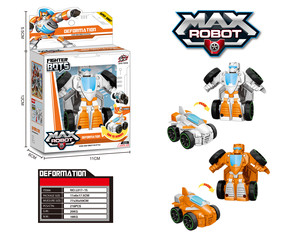 Jouets de voiture robot transformables miniatures à friction pour enfants de 2 à 7 ans, avec lumière PC – Nouveauté très demandée des fabricants - Product Image 5