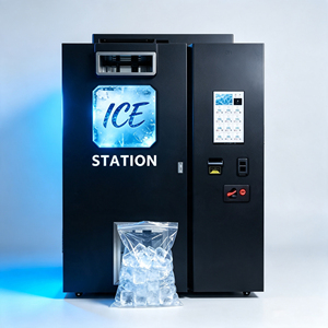 Máquinas Expendedoras de Hielo, Material de Grado Alimenticio, Dispensador de Hielo de Autoservicio, Producción de Hielo Sanitaria Sin Contaminación Secundaria - Product Image 1