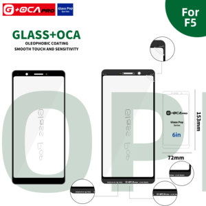 G + OCA PRO แผงกระจกด้านนอกสำหรับ <span class=keywords><strong>OPPO</strong></span> <span class=keywords><strong>F</strong></span> Series,แผงกระจกหน้ากันน้ำพร้อมอะไหล่ Oca สำหรับ <span class=keywords><strong>OPPO</strong></span> F5 F7 F9 F9Pro - Product Image 2