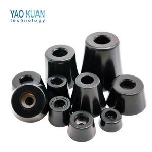 Custom Recessed Rubber <strong>Bumper</strong> With Metal Plate/screw Metal <strong>Reinforcement</strong> Rubber <strong>Bumper</strong> Feet Silicone Damper Buffers - Product Image 2