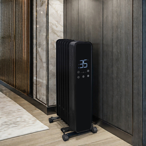 맞춤형 7-15 핀 오일 충전 라디에이터 히터 벽걸이 형 휠 가정용 더 빠른 워머 과열 보호 플라스틱 와이어 - Product Image 2