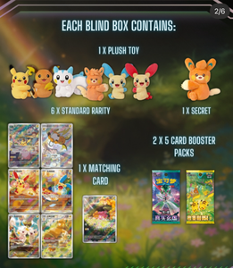 Nouvelle boîte cadeau de présentation de cartes Pokémon en peluche, boîte mystère à jouets Pokémon, boîte de <span class=keywords><strong>booster</strong></span> de cartes Pokémon originales - Product Image 1