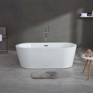 <span class=keywords><strong>Baignoire</strong></span> autoportante ovale en acrylique <span class=keywords><strong>blanc</strong></span> sur mesure de 73 pouces, fournie par l'usine pour les hôtels - Product Image 5