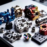 Service professionnel d'usinage CNC OEM, bloc de collecteur et turbine en aluminium anodisé et acier inoxydable pour l'aérospatiale et l'industrie médicale