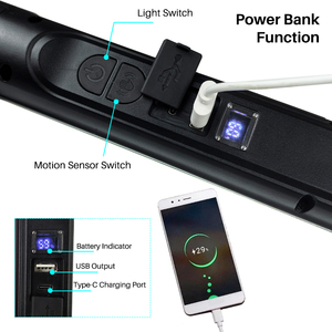 Lámpara de Trabajo COB Magnética con Sensor de Movimiento de 1200 Lúmenes y 20 W para Mecánico, Lámpara LED Inalámbrica Recargable de 4400 mAh para Debajo del Capó del Automóvil - Product Image 4