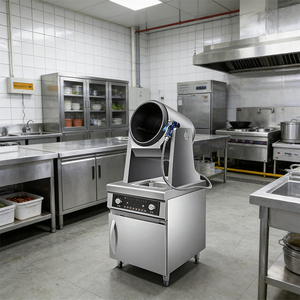 Automatic Cooking Robot for Takeaway Kitchen Automated Stir-Frying Staff Shortage Solution Cooking Equipment Motor Stainless - Product Image 2