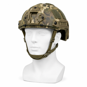 Casco Táctico de Corte Alto UHMWPE y Aramida FAST (Nivel IIIA) – Patrón de Camuflaje – Apto para Uso en Exteriores, CS y Seguridad - Product Image 3