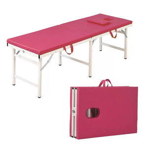 Table de massage portable de haute qualité, très demandée, lit de spa pour extensions de cils, lit de thérapie pliable avec appui-tête détachable - Product Image 5