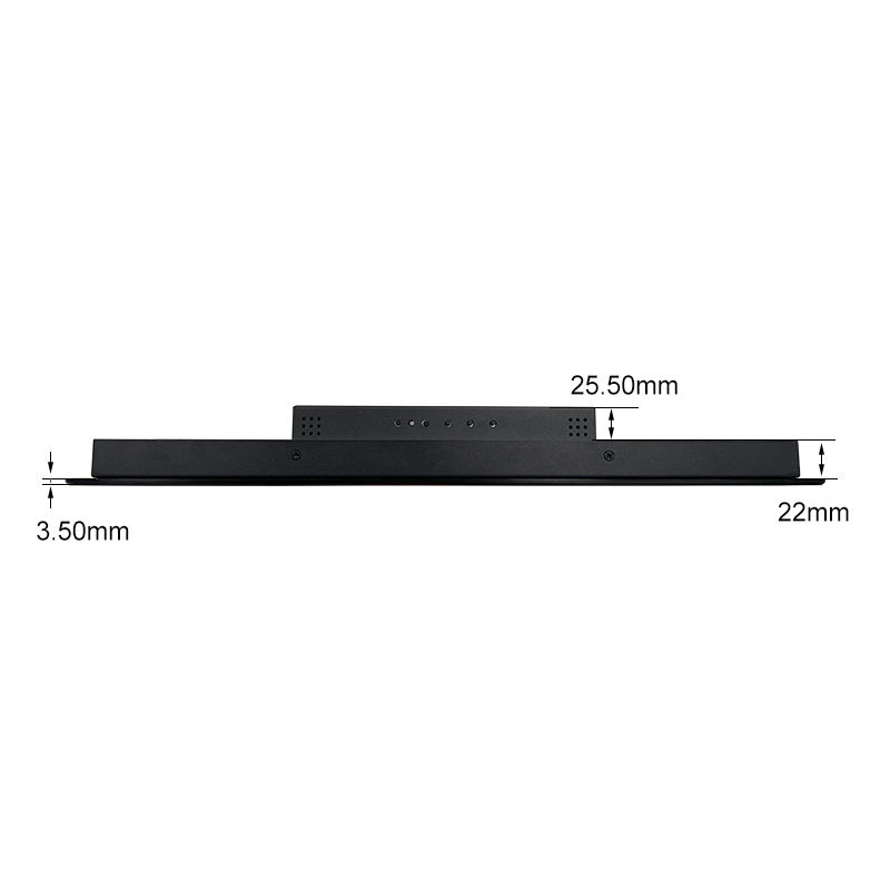 15.6 Inch Industrial Desktop Monitor IPS 1920x1080 HD DP VGA Metal Aluminum LCD Display