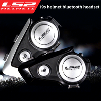 Nouveau casque de moto LS2 I9S avec casque intégré, interphone sans fil longue portée, étanche, pour les voyages en plein air, design sobre