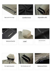 Veste d'hiver personnalisée pour hommes en cuir véritable Soat Manteau pull en mohair pour hommes avec fermeture éclair Fabricant direct - Product Image 2