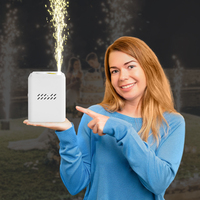 Machine à étincelles froides pour défilés de mode, fontaine 350W, 3 mètres, mini machine à feux d'artifice pyro froids blancs pour fête, mariage, anniversaire