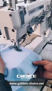 GC562-01CB New Iron Motor Mechanical Interlock Industrial <b>Sewing</b> <b>Machine</b> <b>Cover</b> Stitch Flat Bed for T-Shirt - Product Image 3
