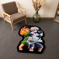 Tapis et carpettes Hunter X Hunter en polyester, design personnalisé, lavables, épais, pour la maison et les chambres d'hôtel, vente en gros