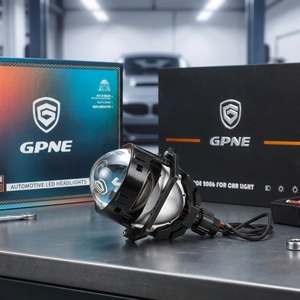 <span class=keywords><strong>Lampe</strong></span> <span class=keywords><strong>LED</strong></span> pour voiture GS30 3,0 pouces 6000k 120W Phare H4 Bi-<span class=keywords><strong>LED</strong></span> avec lentille de projecteur - Product Image 1