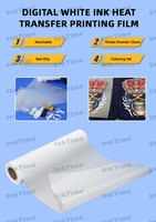 Film d'impression Transparent à Double face, rouleau mat, Film PET, pelage à chaud, 60cm x 100m, pour T-Shirt, imprimante à jet d'encre numérique