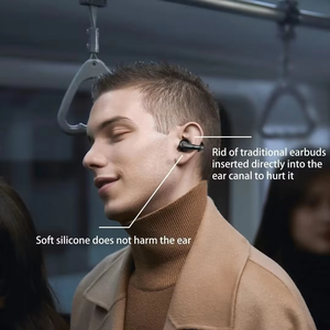 Meilleures ventes écouteurs à conduction osseuse sans fil à air de type C oreillettes pour <span class=keywords><strong>airbuds</strong></span> - Product Image 4