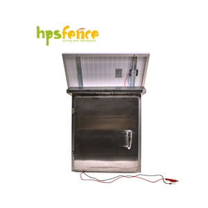 Électrificateur de clôture <span class=keywords><strong>solaire</strong></span> moderne haute puissance 4,8J avec panneau 20W, <span class=keywords><strong>batterie</strong></span> 12A, étanche, facilement assemblable, boîtier en plastique <span class=keywords><strong>pour</strong></span> ferme - Product Image 6