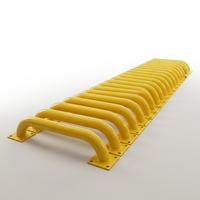 Barrière de sécurité anti-collision en forme de U personnalisée, barre de protection contre les chocs, barrières de stationnement en acier robustes et amovibles