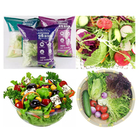 Machine d'emballage verticale automatique JT-520W 500g 1kg 2kg avec tête multiple pour salade de légumes frais, maïs