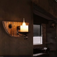 Lámpara de Pared Industrial Vintage Multifuncional, Estilo Retro Americano, para Decoración de Restaurantes, Bares y Cafeterías