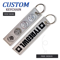 Llavero con Logotipo Personalizado, Bordado por Transferencia Térmica, Regalos Promocionales, Llavero de Tela, Parche Bordado, Etiqueta Jet