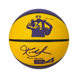 Custom Kobe Bryant 24 Indoor Outdoor Training Composiet Basketbal Voor Cadeau
