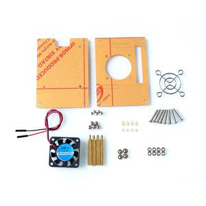 Carcasa Transparente de Acrílico con Ventilador de Refrigeración para Raspberry Pi 3 Modelo B / 2 Modelo B / B+ 1 - Product Image 1