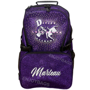Zaino Personalizzato per Squadre di Cheerleading e Studi di Danza, per Competizioni Allstars Worlds, con Cerniera <span class=keywords><strong>in</strong></span> Qualsiasi Colore, <span class=keywords><strong>Borse</strong></span> per Ragazze <span class=keywords><strong>in</strong></span> Blu Navy - Product Image 2