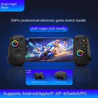 Manette de jeu D8 Pro E-sports avec double joystick Hall RGB à contrôle précis pour PS, Xbox et Android – Accessoires de jeu