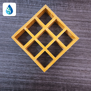 Fabricant chinois de grilles de sol en FRP grises résistantes aux acides et aux alcalis, antidérapantes, pour environnements corrosifs - Product Image 1