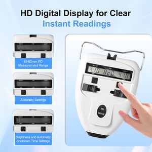 Equipo Óptico Aist, Pupilómetro, Herramienta de Medición de Distancia Interpupilar, Pupilómetro Digital CP-32BT - Product Image 4